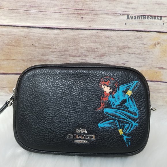 Coach Black Widow Novelty Crossbody Clutch New - Picture 10 of 13